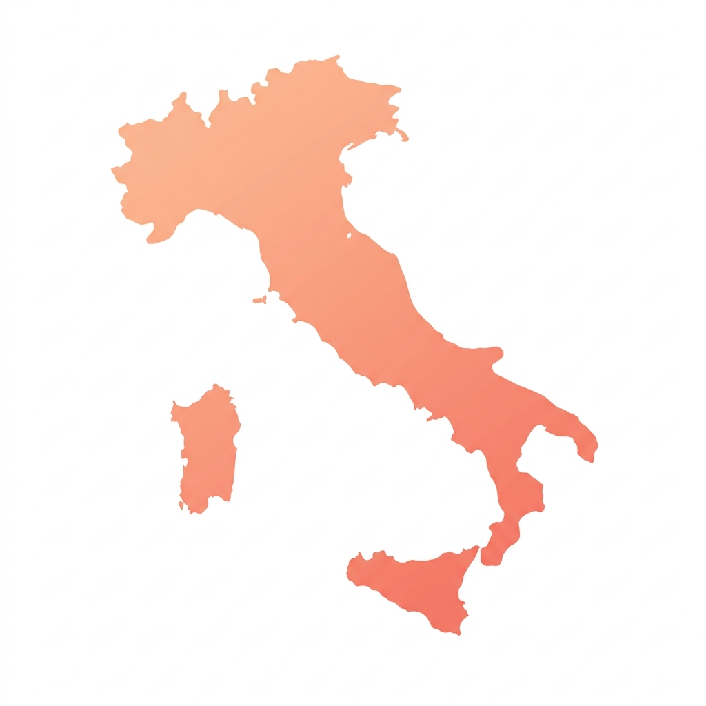 Mapa de Italia