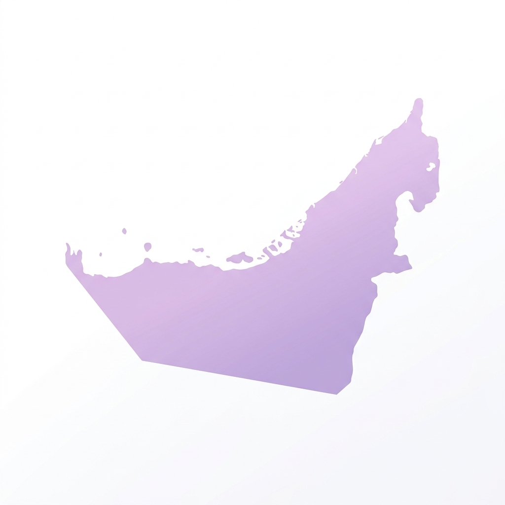 Mapa de Emiratos Árabes